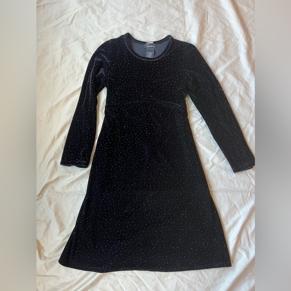 Speechless Other - Black velvet sparkly speechless girls dress size extra large EUC